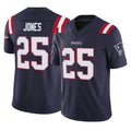 NE.Patriots #25 Marcus Jones Player Navy Limited Vapor F.U.S.E. Home Game Odoa Stitched Jerseys