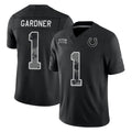 IN.Colts #1 Sauce Gardner Player Black Limited 2026 Salute to Service Home Game Odoa Stitched Jerseys