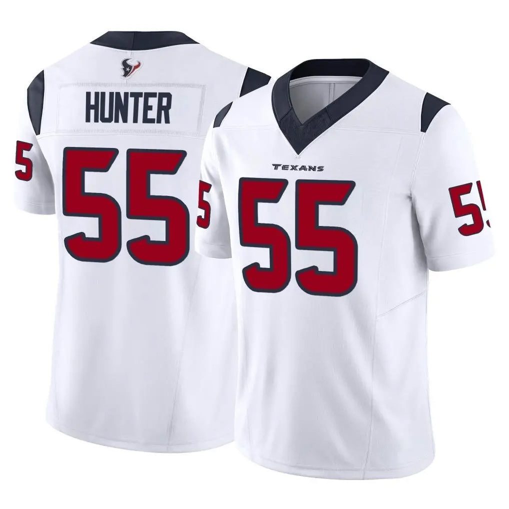 H.Texans #55 Danielle Hunter Player White Limited Vapor F.U.S.E. Home Game Odoa Stitched Jerseys