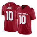A.Cardinals #10 Josh Sweat Player Cardinal Vapor F.U.S.E. Limited Home Game Odoa Stitched Jerseys