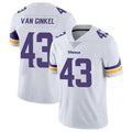 M.Vikings #43 Andrew Van Ginkel Player White Limited Vapor Untouchable Home Game Odoa Stitched Jerseys