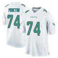 M.Dolphins #74 Kadyn Proctor Player White Home Game Odoa Stitched Jerseys