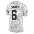 A.Cardinals #6 James Conner Player Camo Salute to Service Limited Home Odoa Stitched Jerseys