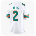 M.Dolphins #2 Malik Willis Player White Limited Home Game Odoa Stitched Jerseys