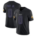 M.Vikings #0 Ivan Pace Jr. Player Black Impact LImited Home Game Odoa Stitched Jerseys