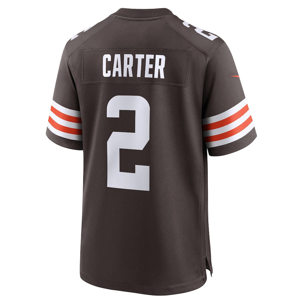 Odoa C.Browns #2 DeAndre Carter Brown Team Game Jersey
