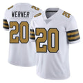 NO.Saints #20 Pete Werner Player White Limited Color Rush Home Game Odoa Stitched Jerseys