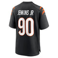 C.Bengals #90 Kris Jenkins Jr Player Black Home Game Odoa Stitched Jerseys