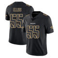 NO.Saints #55 Kaden Elliss Player Black Impact Limited Home Game Odoa Stitched Jerseys