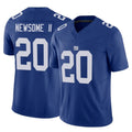 NY.Giants #20 Greg Newsome II Player Royal Limited Vapor F.U.S.E. Home Game Odoa Stitched Jerseys