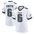 P.Eagles #6 DeVonta Smith Player White Game Home Odoa Stitched Jerseys