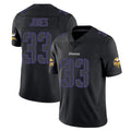 M.Vikings #33 Aaron Jones Sr. Player Black Impact LImited Home Game Odoa Stitched Jerseys