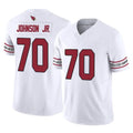 A.Cardinals #70 Paris Johnson Jr. Player White Vapor F.U.S.E. Limited Home Game Odoa Stitched Jerseys