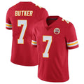 KC.Chiefs #7 Harrison Butker Player Red Limited Vapor Untouchable Home Game Odoa Stitched Jerseys