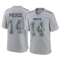 IN.Colts #14 Alec Pierce Player Gray Atmosphere Fashion Home Game Odoa Stitched Jerseys