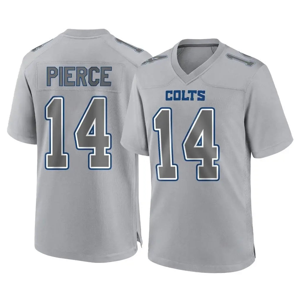 IN.Colts #14 Alec Pierce Player Gray Atmosphere Fashion Home Game Odoa Stitched Jerseys
