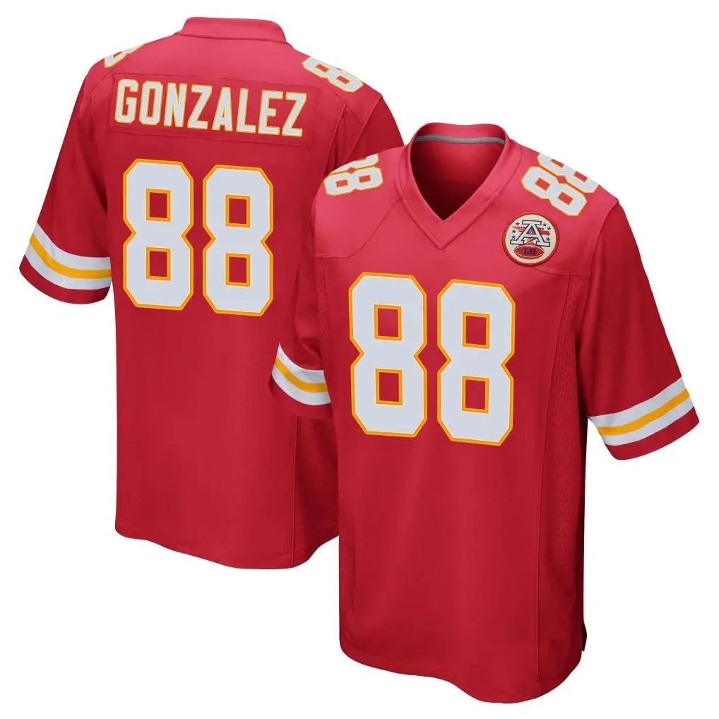 KC.Chiefs #88 Tony Gonzalez Player Red Home Game Odoa Stitched Jerseys