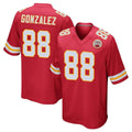 KC.Chiefs #88 Tony Gonzalez Player Red Home Game Odoa Stitched Jerseys