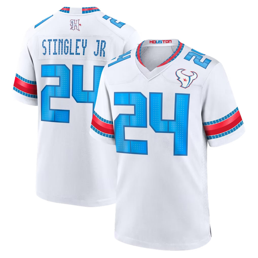 H.Texans #24 Derek Stingley Jr. Player Whtie 2026 Rivalries Vapor Home Game Odoa Stitched jerseys