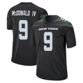 NY.Jets #9 Will McDonald IV Player Stealth Black Home Game Odoa Stitched Jerseys