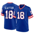 NY.Giants #18 Darius Slayton Player Royal Classic Home Game Odoa Stitched Jerseys