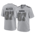 LV.Raiders #87 Michael Mayer Player Gray Atmosphere Fashion Limited Game Odoa Stitched Jerseys