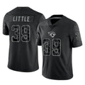 J.Jaguars #39 Cam Little Player Black Reflective Limited Game Odoa Stitched Jerseys