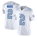 B.Bills #2 DJ Moore Player White Rivalries Collection Limited Game Odoa Stitched Jerseys