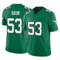 P.Eagles #53 Zack Baun Player Green Kelly Alternate Vapor F.U.S.E. Home Game Odoa Stitched Jerseys