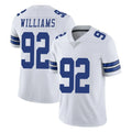 D.Cowboys #92 Quinnen Williams Player White Vapor Untouchable Limited Home Game Odoa Stitched Jerseys