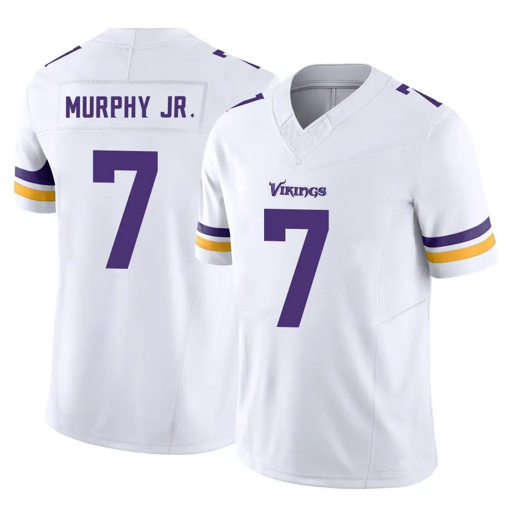 M.Vikings #7 Byron Murphy Jr. Player White Limited Vapor F.U.S.E. Home Game Odoa Stitched Jerseys