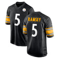 P.Steelers #5 Jalen Ramsey Player Black Home Game Odoa Stitched Jerseys