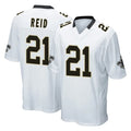 NO.Saints #21 Justin Reid Player White Home Game Odoa Stitched Jerseys