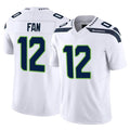 S.Seahawks #12 12th Fan Player White Limited Vapor F.U.S.E. Home Game Odoa Stitched Jerseys