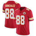 KC.Chiefs #88 Tony Gonzalez Player Red Limited Vapor Untouchable Home Game Odoa Stitched Jerseys