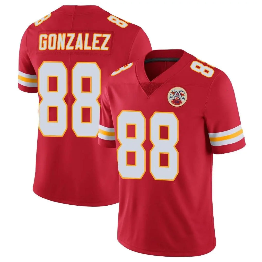 KC.Chiefs #88 Tony Gonzalez Player Red Limited Vapor Untouchable Home Game Odoa Stitched Jerseys