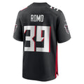 Odoa A.Falcons #39 John Parker Romo Black Team Game Jersey
