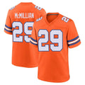 D.Broncos #29 Ja'Quan McMillian Player Orange Alternate Collection Throwback Game Odoa Stitched Jerseys