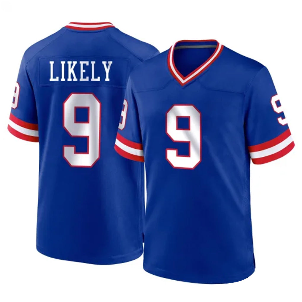 NY.Giants #9 Lsaiah Likely Player Royal Classic Home Game Odoa Stitched Jerseys