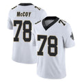 NO.Saints #78 Erik McCoy Player White Limited Vapor Untouchable Home Game Odoa Stitched Jerseys