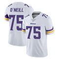 M.Vikings #75 Brian O'Neill Player White Limited Vapor Untouchable Home Game Odoa Stitched Jerseys