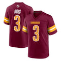 W.Commanders #3 Stefon Diggs Player Burgundy Home Game Odoa Stitched Jerseys