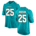 M.Dolphins #25 Tyrel Dodson Player Aqua Home Game Odoa Stitched Jerseys