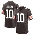 C.Browns #10 Quinshon Judkins Player Brown Home Game Odoa Stitched Jerseys