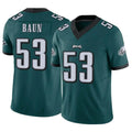 P.Eagles #53 Zack Baun Player Team Color Green Limited Vapor F.U.S.E. Home Game Odoa Stitched Jerseys