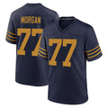 GB.Packers #77 Jordan Morgan Player Navy The 1923 Classic Home Game Odoa Stitched Jerseys