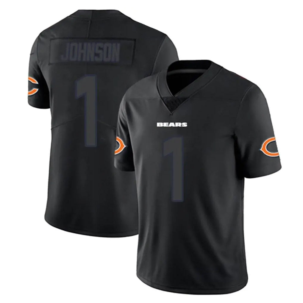 C.Bears #1 Jaylon Johnson Player Black Impact Limited Game Odoa Stitched Jerseys