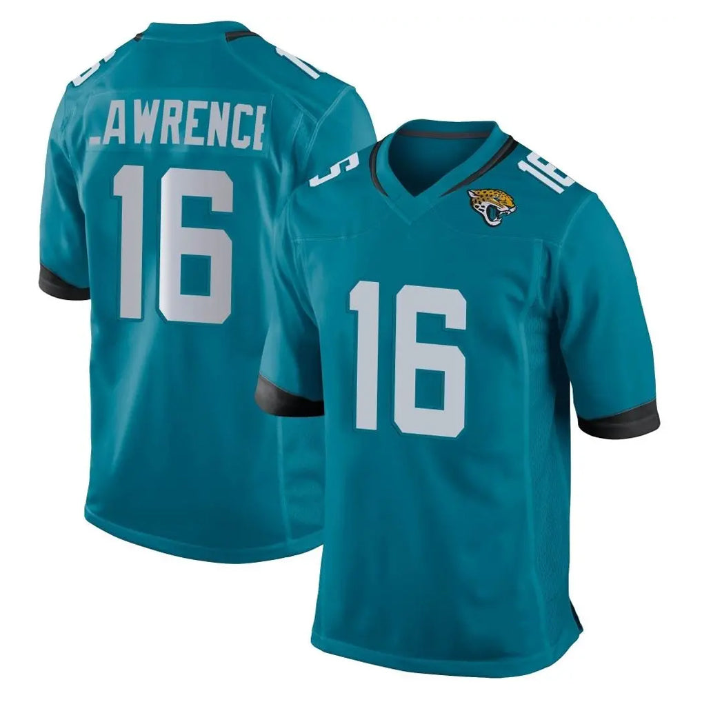 J.Jaguars #16 Trevor Lawrence Player Teal Home Game Odoa Stitched Jerseys