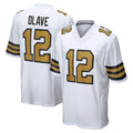 NO.Saints #12 Chris Olave Player White Alternate Home Game Odoa Stitched Jerseys