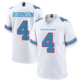 T.Titans #4 Wan'Dale Robinson Player White 2026 Game Home Odoa Stitched Jerseys